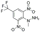 1-[2,6-DINITRO-4-(TRIFLUOROMETHYL)PHENYL]-1-METHYLHYDRAZINE Struktur