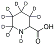 DL-2-PIPERIDINE-D9-CARBOXYLIC ACID Struktur