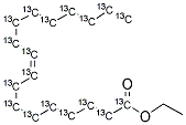 OLEIC ACID, ETHYL ESTER (OLEATE-U-13C18) Struktur