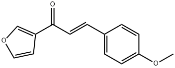 1-FURAN-3-YL-3-(4-METHOXY-PHENYL)-PROPENONE Struktur