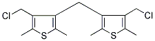 3-(CHLOROMETHYL)-4-([4-(CHLOROMETHYL)-2,5-DIMETHYL-3-THIENYL]METHYL)-2,5-DIMETHYLTHIOPHENE Struktur