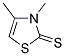 3,4-DIMETHYL-1,3-THIAZOLE-2(3H)-THIONE Struktur