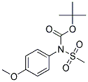 TERT-BUTYL N-(4-METHOXYPHENYL)-N-(METHYLSULFONYL)CARBAMATE Struktur