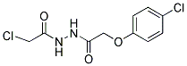 2-CHLORO-N'-[(4-CHLOROPHENOXY)ACETYL]ACETOHYDRAZIDE Struktur