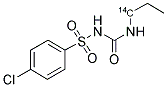 CHLOROPROPAMIDE, [PROPYL-1-14C] Struktur