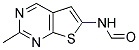 2-METHYLTHIENO[2,3-D]PYRIMIDIN-6-YLFORMAMIDE Struktur