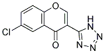 6-CHLORO-3-(1H-TETRAZOL-5-YL)-4H-CHROMEN-4-ONE Struktur