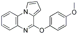 4-(4-METHOXYPHENOXY)PYRROLO[1,2-A]QUINOXALINE Struktur