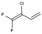 2-CHLORO-1,1-DIFLUORO-1,3-BUTADIENE Struktur