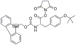 FMOC-O-T-BUTYL-L-TYROSINE N-HYDROXYSUCCINIMIDE ESTER Struktur