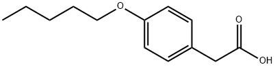 2-[4-(PENTYLOXY)PHENYL]ACETIC ACID Struktur