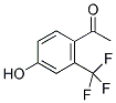 4'-HYDROXY-2'-(TRIFLUOROMETHYL)ACETOPHENONE Struktur