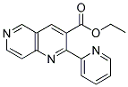 2-(PYRIDIN-2-YL)-1,6-NAPHTHYRIDINE-3-CARBOXYLIC ACID, ETHYL ESTER Struktur