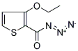 AZIDO(3-ETHOXY-2-THIENYL)METHANONE Struktur