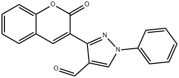 3-(2-OXO-2H-CHROMEN-3-YL)-1-PHENYL-1H-PYRAZOLE-4-CARBALDEHYDE Struktur