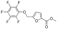 5-PENTAFLUOROPHENYLOXYMETHYL-FURAN-2-CARBOXYLIC ACID METHYL ESTER Struktur