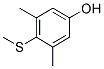 3,5-DIMETHYL-4-METHYLSULFANYL-PHENOL Struktur