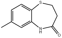 7-METHYL-2,3-DIHYDRO-1,5-BENZOTHIAZEPIN-4(5H)-ONE Struktur