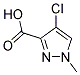 4-CHLORO-1-METHYL-1H-PYRAZOLE-3-CARBOXYLIC ACID Struktur