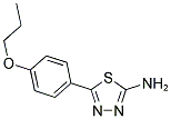 5-(4-PROPOXY-PHENYL)-[1,3,4]THIADIAZOL-2-YLAMINE Struktur