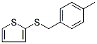 2-[(4-METHYLBENZYL)THIO]THIOPHENE Struktur