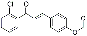 3-(1,3-BENZODIOXOL-5-YL)-1-(2-CHLOROPHENYL)PROP-2-EN-1-ONE Struktur