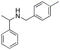 (4-METHYLBENZYL)-(1-PHENYLETHYL)AMINE Struktur