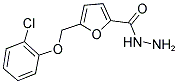 5-(2-CHLORO-PHENOXYMETHYL)-FURAN-2-CARBOXYLIC ACID HYDRAZIDE Struktur