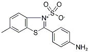 2-(P-AMINOPHENYL)-6-METHYLBENZOTHIAZOLE-3-MONOSULFONIC ACID Struktur