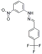 4-(TRIFLUOROMETHYL)BENZALDEHYDE (3-NITROPHENYL)HYDRAZONE Struktur