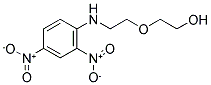 2-(2-[(2,4-DINITROPHENYL)AMINO]ETHOXY)ETHANOL Struktur