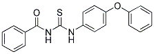 1-BENZOYL-3-(4-PHENOXYPHENYL)THIOUREA Struktur