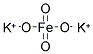 POTASSIUM FERRATE(VI) Struktur