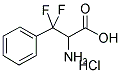 3,3-DIFLUORO-3-PHENYL-DL-ALANINE HCL Struktur