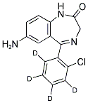 7-AMINOCLONAZEPAM-D4 Struktur