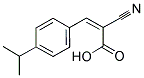 (2Z)-2-CYANO-3-(4-ISOPROPYLPHENYL)ACRYLIC ACID Struktur