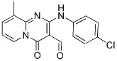 2-[(4-CHLOROPHENYL)AMINO]-9-METHYL-4-OXO-4H-PYRIDO[1,2-A]PYRIMIDINE-3-CARBALDEHYDE Struktur