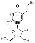 5-(BROMOVINYL) 2'-DEOXYURIDINE, [2'-3H]- Struktur