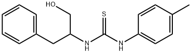 N-(1-BENZYL-2-HYDROXYETHYL)-N'-(4-METHYLPHENYL)THIOUREA Struktur