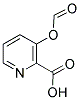 3-(FORMYLOXY)PYRIDINE-2-CARBOXYLIC ACID Struktur