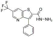 3-PHENYL-6-(TRIFLUOROMETHYL)THIENO[3,2-B]PYRIDINE-2-CARBOHYDRAZIDE Struktur