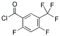 2,4-DIFLUORO-5-(TRIFLUOROMETHYL)BENZOYL CHLORIDE Struktur