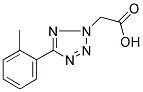 (5-O-TOLYL-TETRAZOL-2-YL)-ACETIC ACID Struktur