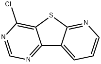 4-CHLOROPYRIDO[3',2':4,5]THIENO[3,2-D]PYRIMIDINE Struktur