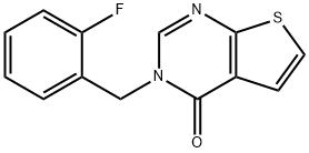 3-(2-FLUOROBENZYL)THIENO[2,3-D]PYRIMIDIN-4(3H)-ONE Struktur