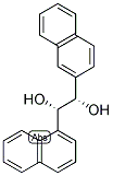 (S,S)-(-)-1-(1-NAPHTHYL)-2-(2-NAPHTHYL)-1,2-ETHANEDIOL Struktur