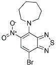 4-AZEPAN-1-YL-7-BROMO-5-NITRO-2,1,3-BENZOTHIADIAZOLE Struktur