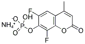 6,8-DIFLUORO-4-METHYLUMBELLIFERYL PHOSPHATE, AMMONIUM SALT Struktur