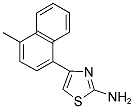 4-(4-METHYL-1-NAPHTHYL)-1,3-THIAZOL-2-AMINE Struktur