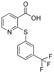 2-[[3-(TRIFLUOROMETHYL)PHENYL]THIO]NICOTINIC ACID Struktur